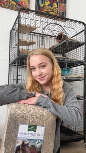 Hochwertige Hanfstreu